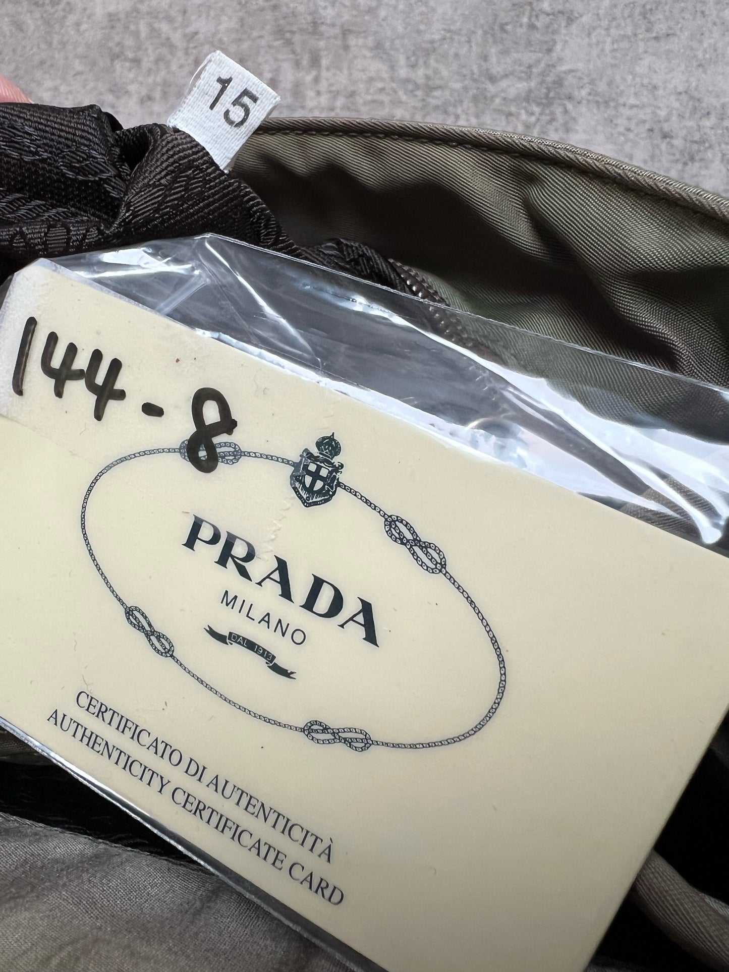 Prada Tessuto Nylon Tote Bag (Olive Green)
