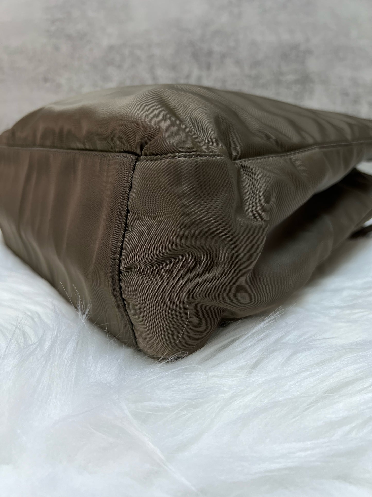 Prada Tessuto Nylon Tote Bag (Olive Green)