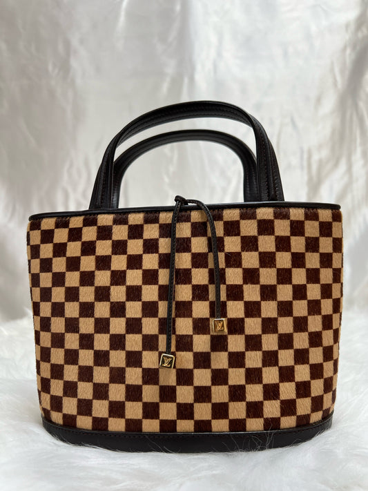 Louis Vuitton Damier Sauvage Impala Tote Handbag