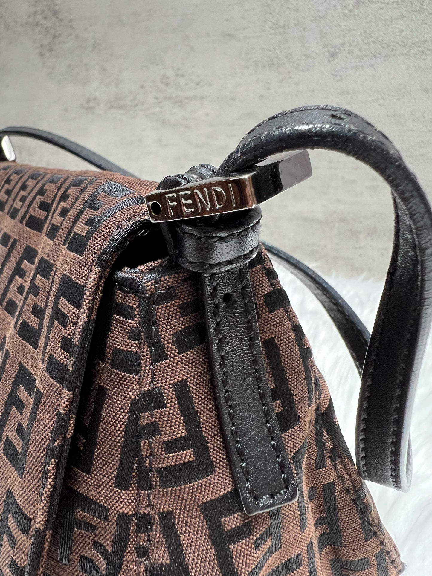 Fendi Zucchino Mini Mama Baguette