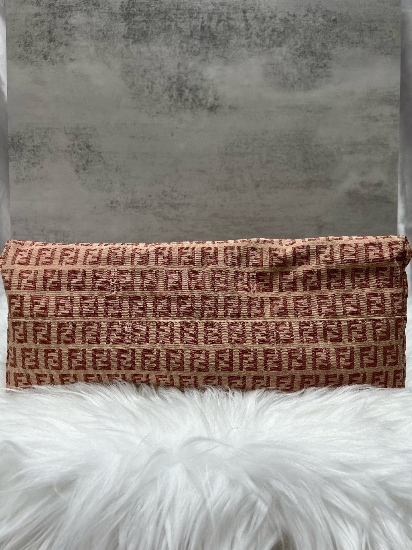 Fendi Pink Zucchino Canvas Tote
