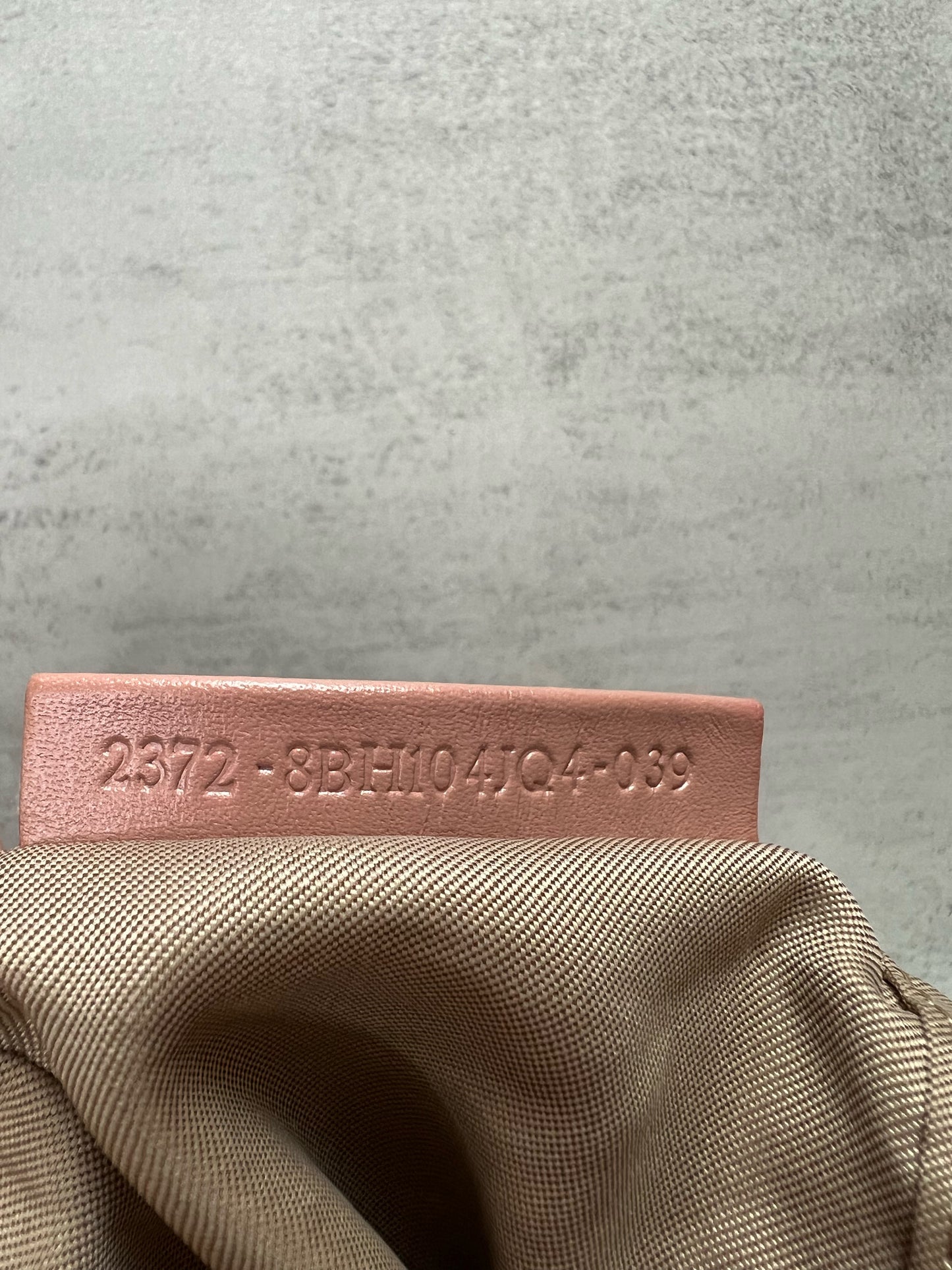 Fendi Pink Zucchino Canvas Tote